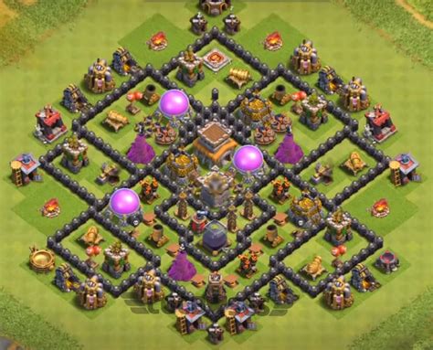 Here you will get the latest th8 farming, war, trophy, and cwl base links for clash of clans. Town Hall 8 Hybrid Bases 2017(New!) Anti Everything - Mj,s ...