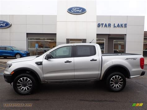 2019 Ford Ranger Xlt Supercrew 4x4 In Ingot Silver Metallic A00473