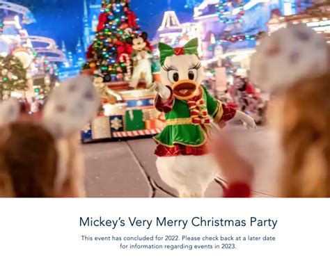 Disney Teases Return Of Mickeys Very Merry Christmas Party In 2023 Disney By Mark