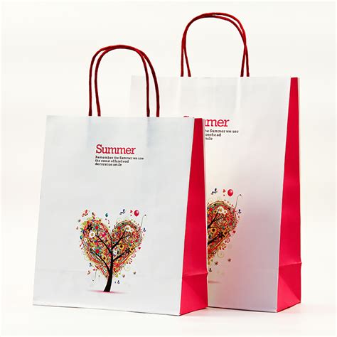 Promotional Food Gift Craft Shopping Paper Bag With Handle China