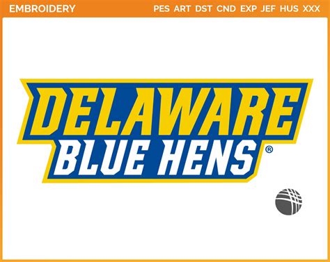 Delaware Blue Hens Mascot Logo 2018 College Sports Embroidery