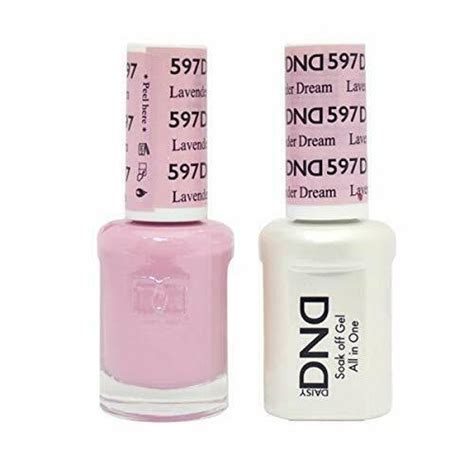 Dnd Daisy Duo Gel W Matching Nail Polish Diva Collection Lavender