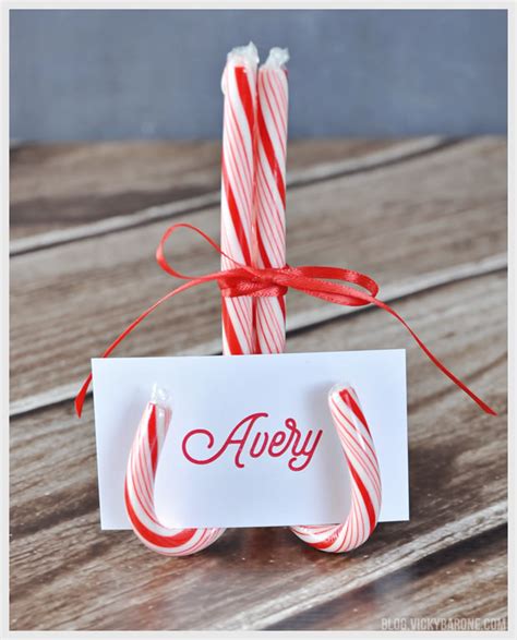 Candy Cane Place Card Holders Vicky Barone