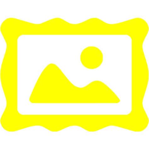 Yellow Picture Icon Free Yellow Picture Icons