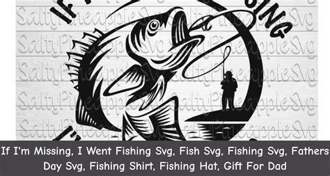 If I Ve Gone Missing I Ve Gone Fishing Svg Masterbundles