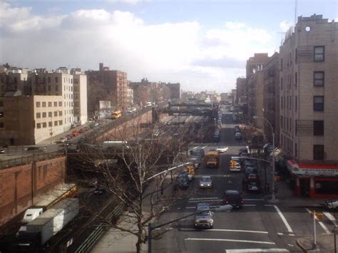 New York Ny Cross Bronx Expressway Looking East From