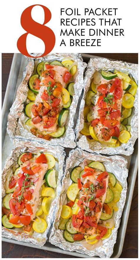 We are all busy people and we all have to eat, one thing to help make our lives much easier when we don't have a lot of time to the width of the foil perfect so don't cut anything off. These 8 foil packet dinner recipes are perfect for a quick ...