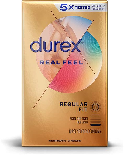 Amazon Durex Avanti Bare Real Feel Condoms Non Latex Lubricated