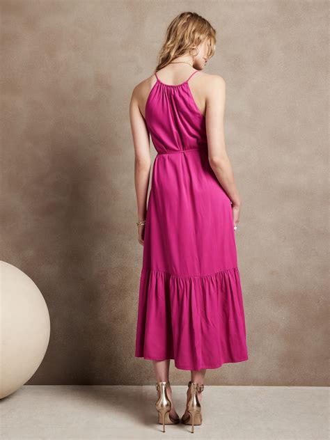 Halter Maxi Dress Banana Republic Factory