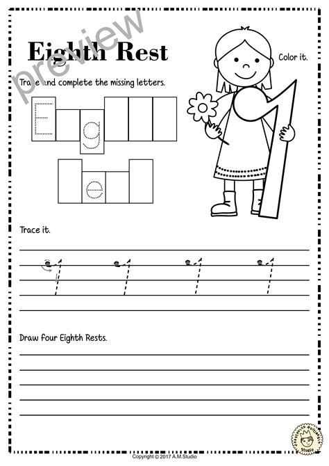 ️notes And Rests Worksheet Pdf Free Download