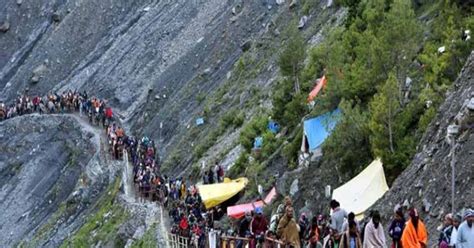 Amarnath Yatra Kicks Off In Jammu And Kashmir More Than 8 000 Pilgrims Pay Obeisance