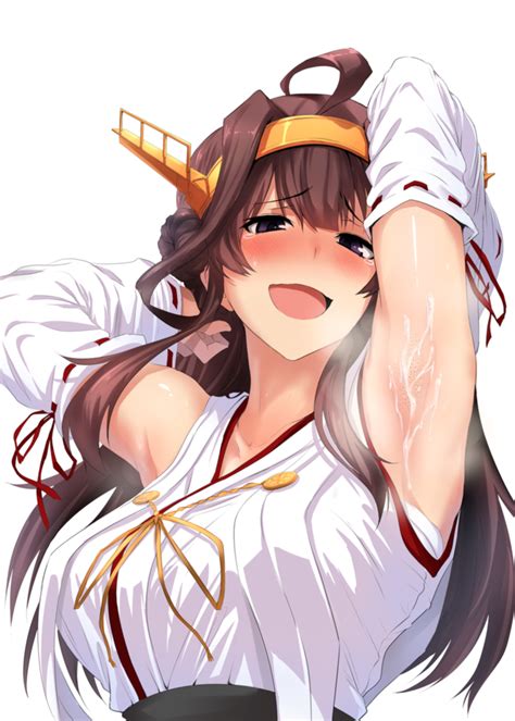 Ulrich Tagaragakuin Kongou Kancolle Kantai Collection Bad Id Bad Pixiv Id 10s 1girl