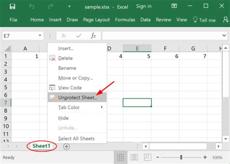 When you know the password, unlocking an excel file is similar to locking it: How to Unprotect Excel Sheet with / without Password