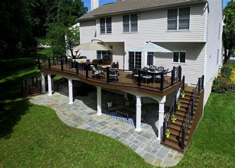 Raised Decking Ideas Elevated Deck Designs Safety Features For