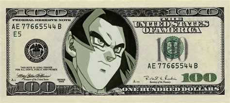 Ssj4 Goku Dollar Bill By Supremechaos918 On Deviantart