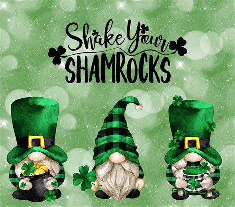 Shake Your Shamrocks In St Patrick S Day Gnomes Wallpaper