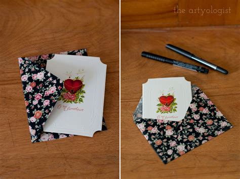 How To Make Fabric Envelopes The Artyologist