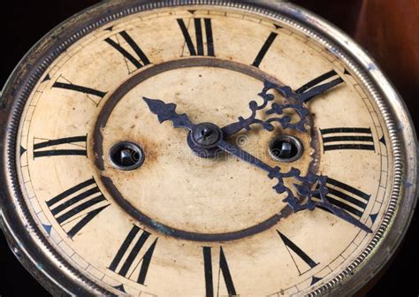 Vintage Clock Close Up Stock Photo Image Of Time Countdown 68613812