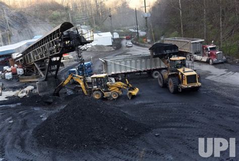 Photo A Truck Is Loaded With Coal At A Mine In West Virginia