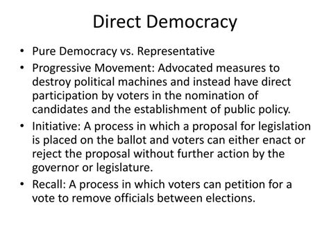 Ppt Direct Democracy Powerpoint Presentation Free Download Id3204962