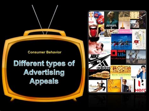 Display ads, social media ads, newspapers and magazines, outdoor advertising, radio and podcasts, direct mail, video ads, product placement, event marketing and email marketing. Different Types of Advertising Appeals