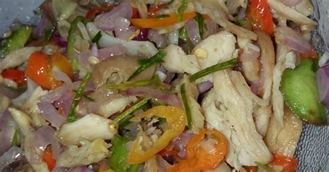 Masak sebentar, beri perasan jeruk nipis. 142 resep ayam suwir sambal matah enak dan sederhana - Cookpad