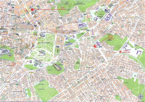 Stadtplan Von Athen Detaillierte Gedruckte Karten Von Athen