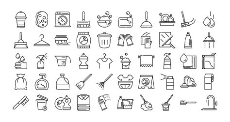 Iconos De Limpieza Vectores Iconos Gráficos Y Fondos Para Descargar Gratis