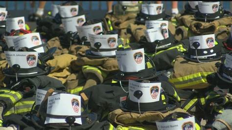 343 Piles Of Firefighter Gear Mfd Remembers 911 First