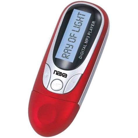 Naxa Red Mp3 Player With 4gb Built In Flash Memory Lcd Display For Sale