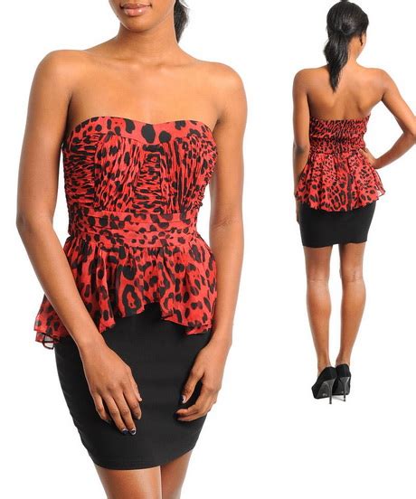 Red Leopard Dress