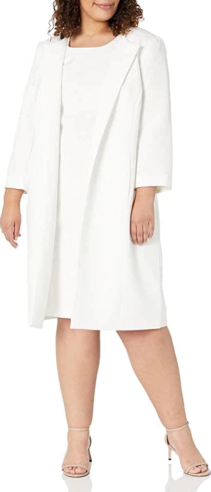 Plus Size White Dress Suits For Women Women Clothing