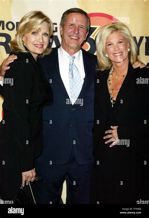 Left To Right Diane Sawyer Charles Gibson And Joan Lunden Arrive For The Good Morning