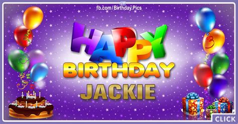 Happy Birthday Jackie Happy Birthday