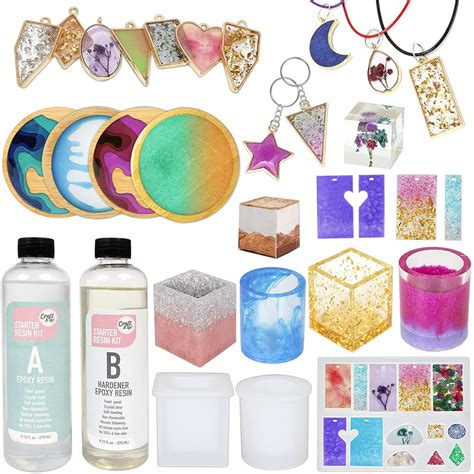 Resin Kit By Craft It Up Complete Starter Jewelry Making Resin Kit For Beginners All