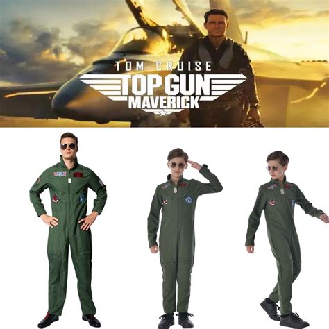 Top Gun Movie Cosplay American Airforce Uniform Halloween Costumes For
