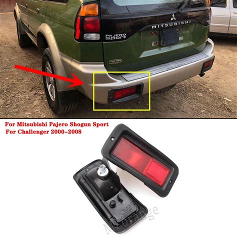 Rear Bumper Reflector Lights For Mitsubishi Pajero Shogun Sport For