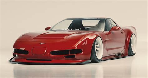 Chevy Corvette C5 Puts On The Jdm Bodykit Looks Better Than Ever