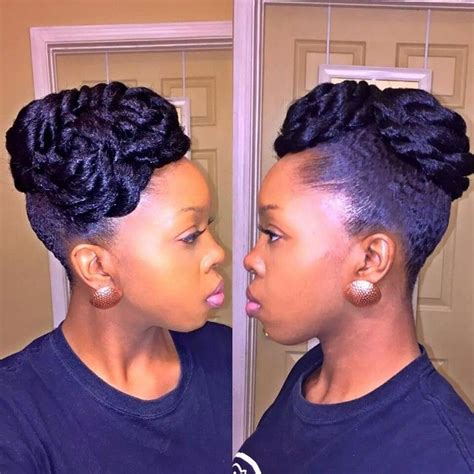 Striking Updo Naturalhairstyle Loved By Nenonatural Naturalhair