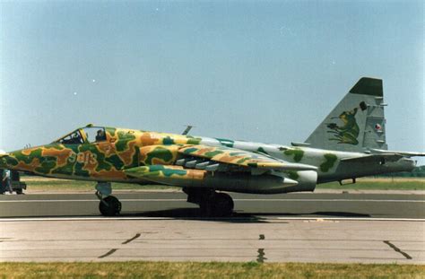 Sukhoi Su 25 Frogfoot In Very Unusual Camo Scheme Czech Air Force