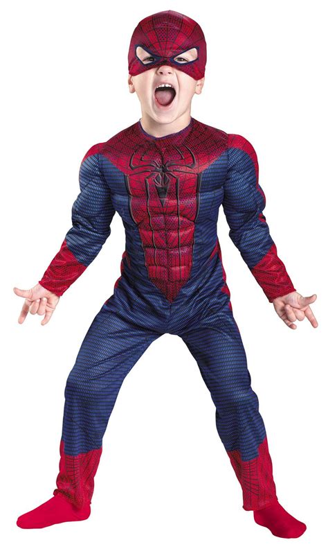 Spider Man Movie Toddler Costume Muscle 3t 4t Superhero Costumes For