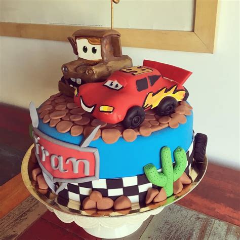 Torta De Cumpleaños De Cars Valcakes Reposteria