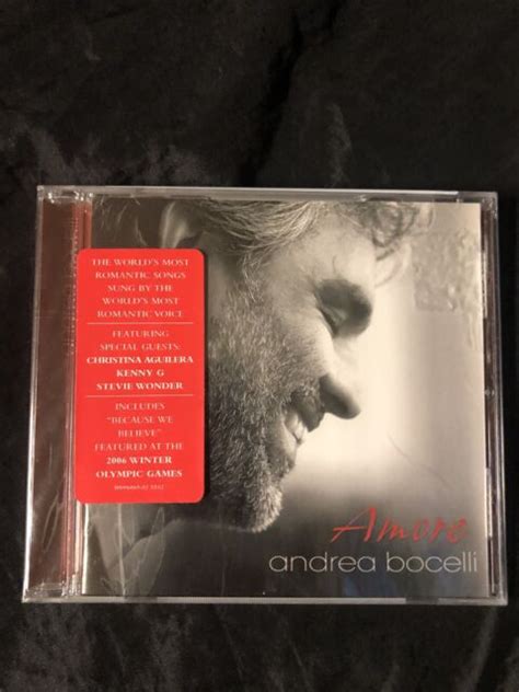 Amore By Andrea Bocelli Cd Jan 2006 Universal Classics Ebay