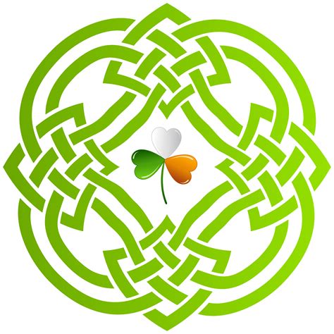 Celtic Knot Celts Triquetra Clip Art Celtic Knot And Irish Shamrock