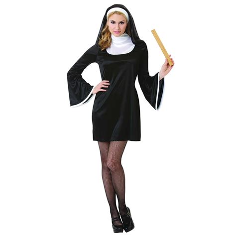 blessed babe sexy nun act costume hen party sister fancy dress outfit size 8 16 ebay