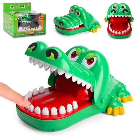 Children Toys Large Size 21cm Crocodile Biting Finger Game Crocodils