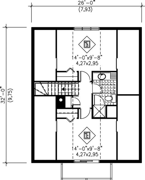 Cottage Style House Plan 3 Beds 2 Baths 1286 Sqft Plan 25 1106