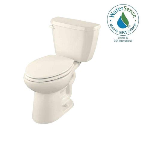 Gerber Viper 2 Piece High Efficiency Compact Elongated Toilet In