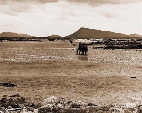 The North Ford Causeway Which Connects The Islands Of North Uist And