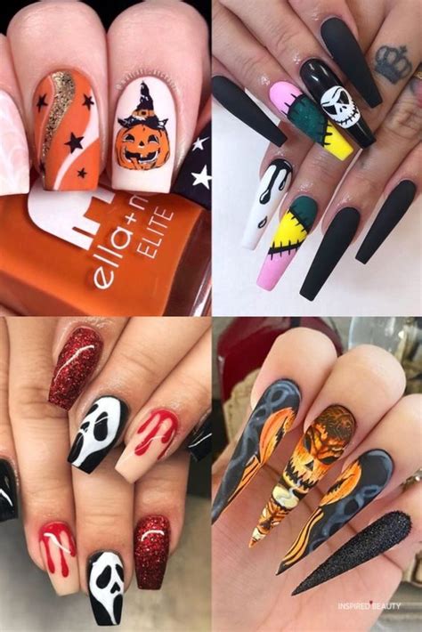 27 Creepy Halloween Nails To Try Page 4 Of 4 Inspired Beauty